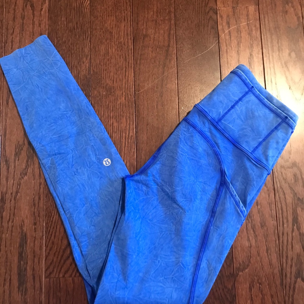 lululemon athletica Vibrant Blue Leggings